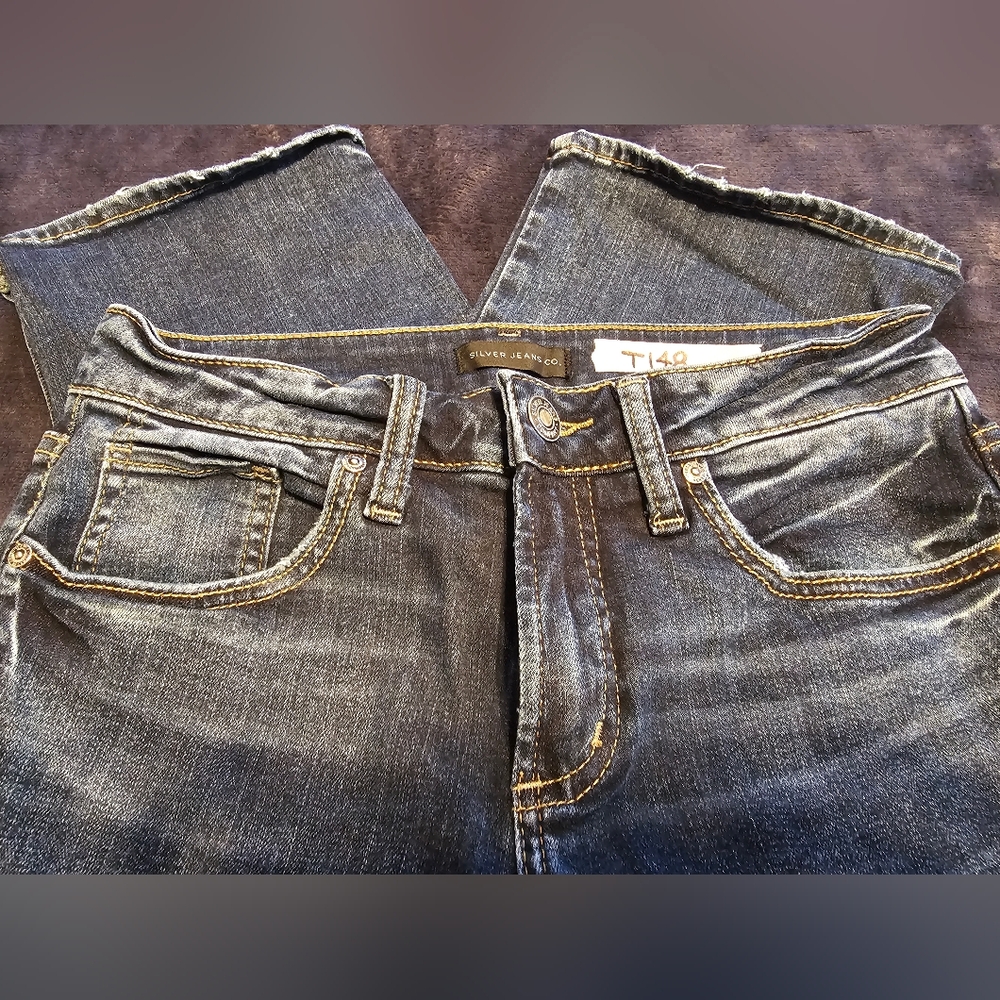 Silver Jeans Women's Boot Cut Jeans - Dark Blue